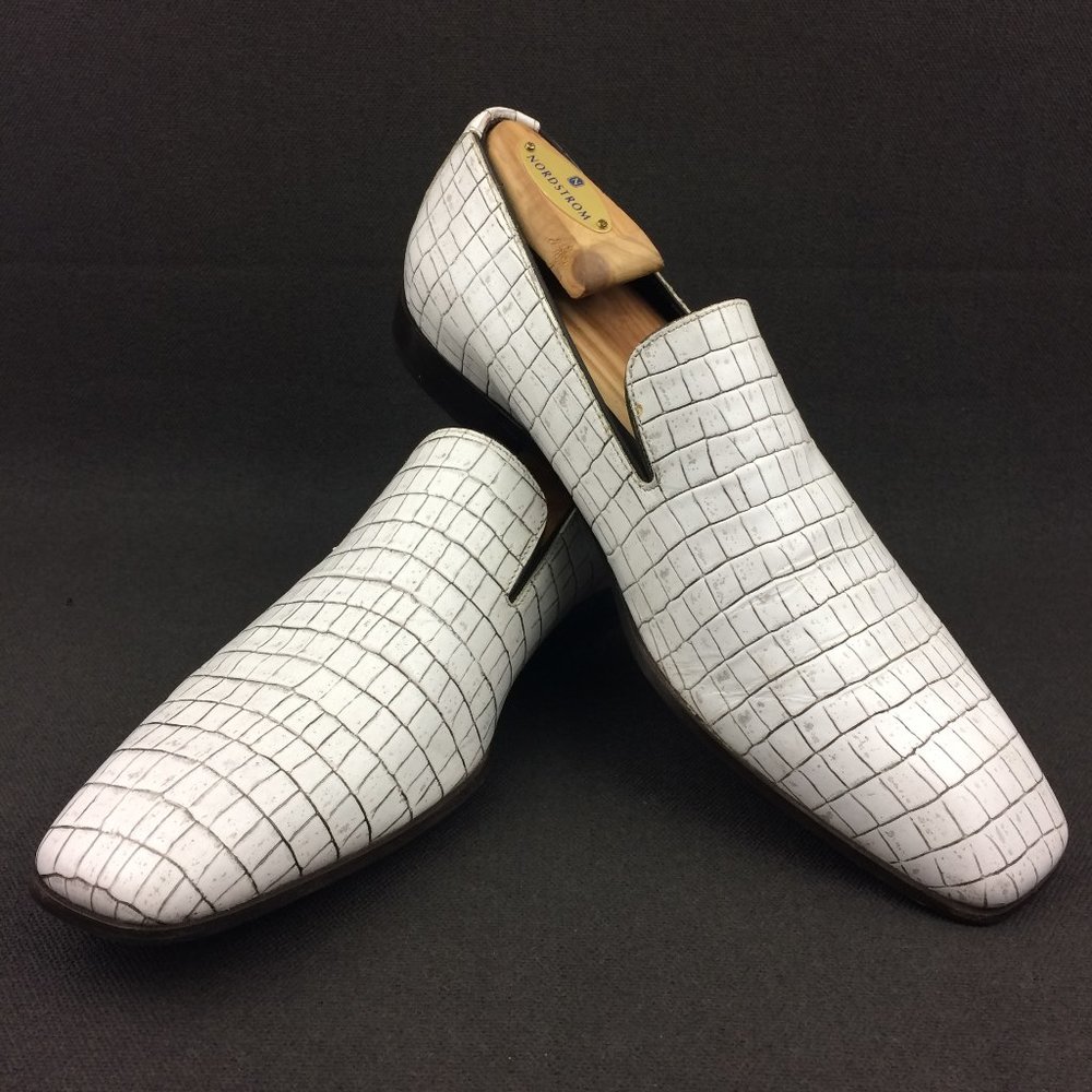 DONALD J PLINER MOSS I20 SLIP ON LOAFER ITALY 8 M